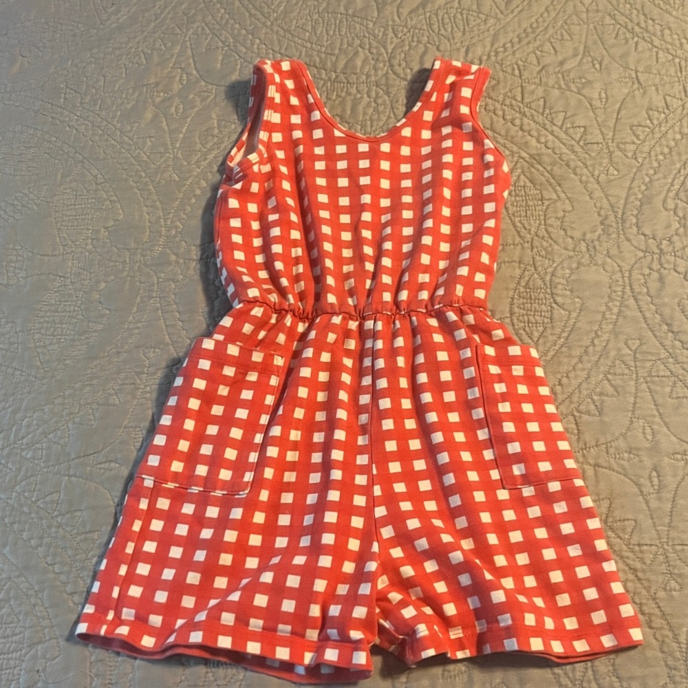 Alice + Ames Checkered Romper